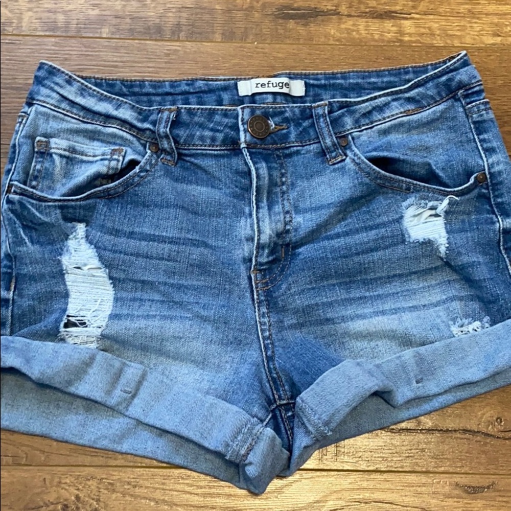 refuge denim shorts